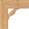 Ekena Millwork Funston Block Smooth Bracket w/ Offset Brace, Western Red Cedar, 7 1/2"W x 20"D x 20"H BKT0806X20X20FST05SWR - alternate 4